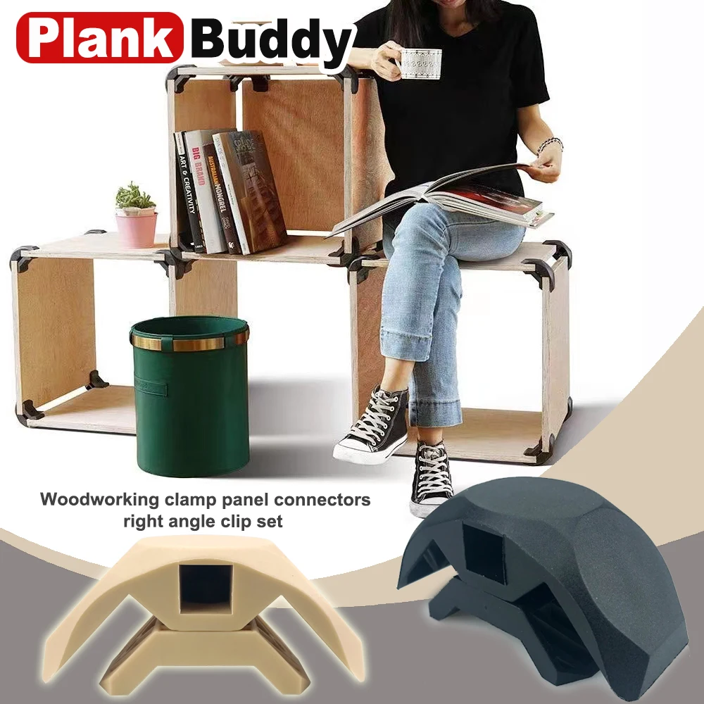 8 PCS Furniture Connecting Piece, Structural Piece, Plate 90 ° Connection, Woodworking DIY Clip