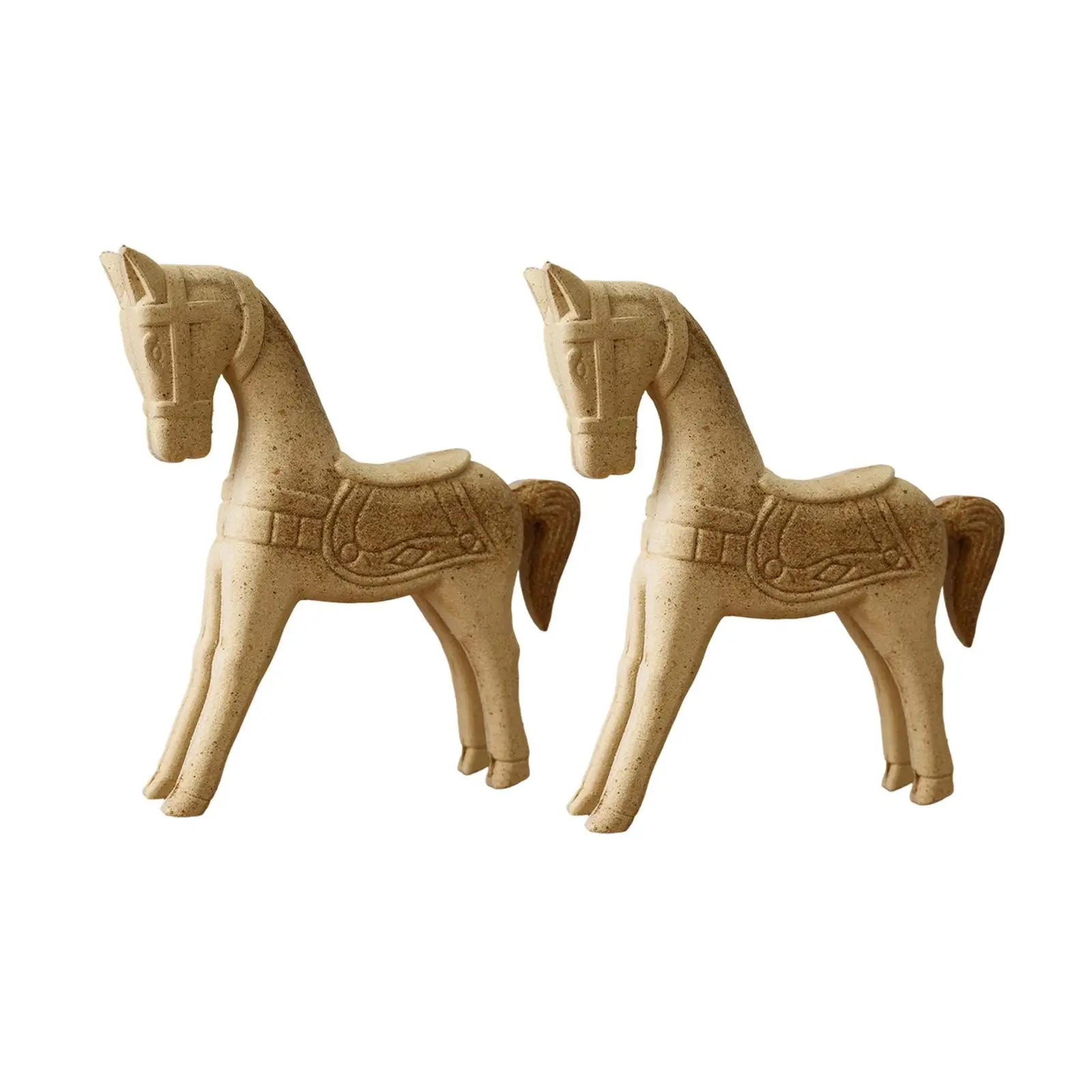 Houten dierenbeeldjes paar schattige blanco ongeverfde desktop sculptuur ornamenten onvoltooide voor tafel woonkamer centerpieces thuis