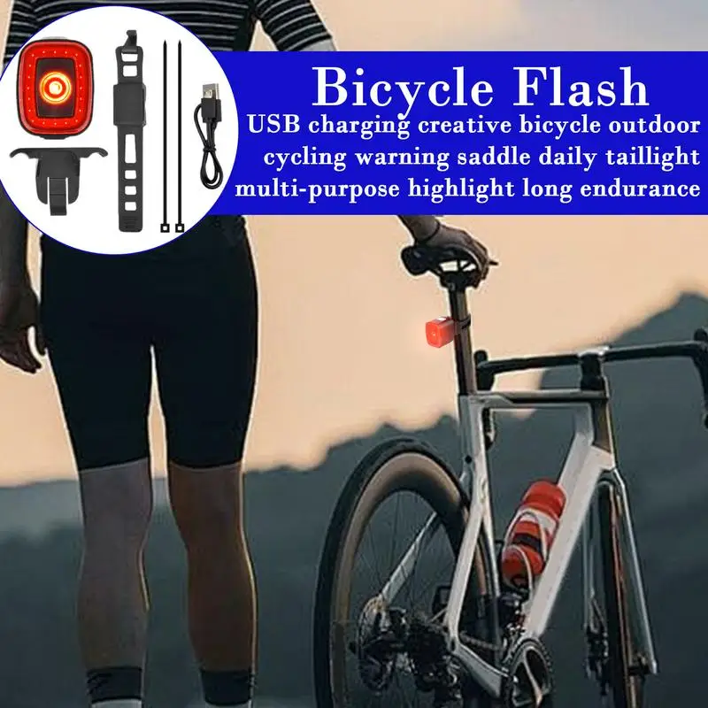 Bicycle Tail Light Rear Red Bicycle Light For Night Riding Bicycle Lights For Night Riding Bright 70 Lumens Ebike Tail Light Bic