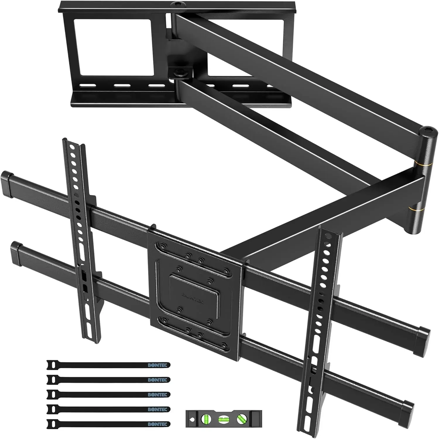 

Corner TV Wall Mount with 40.9" Extension Arm for 32-75 Inch TVs, Holds 132 lbs, Full Motion Adjustable Bracket