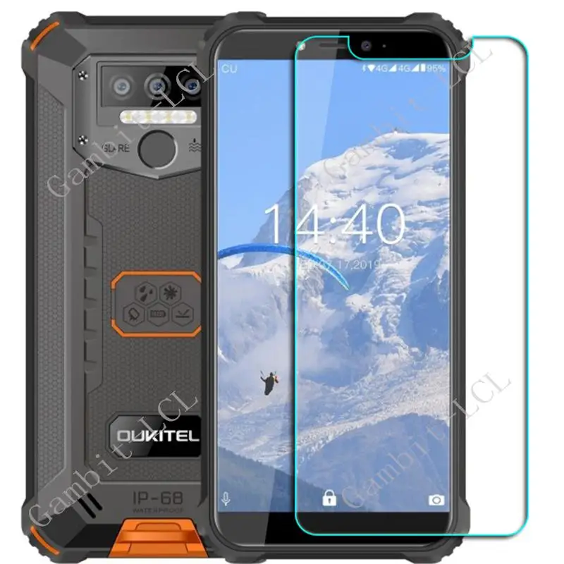 3PCS For Oukitel WP17 WP9 C18 Pro C19 C21 WP10 5G WP5 Pro WP8 C16 C17 K13 WP6 WP7 Screen Protector Tempered Glass Film