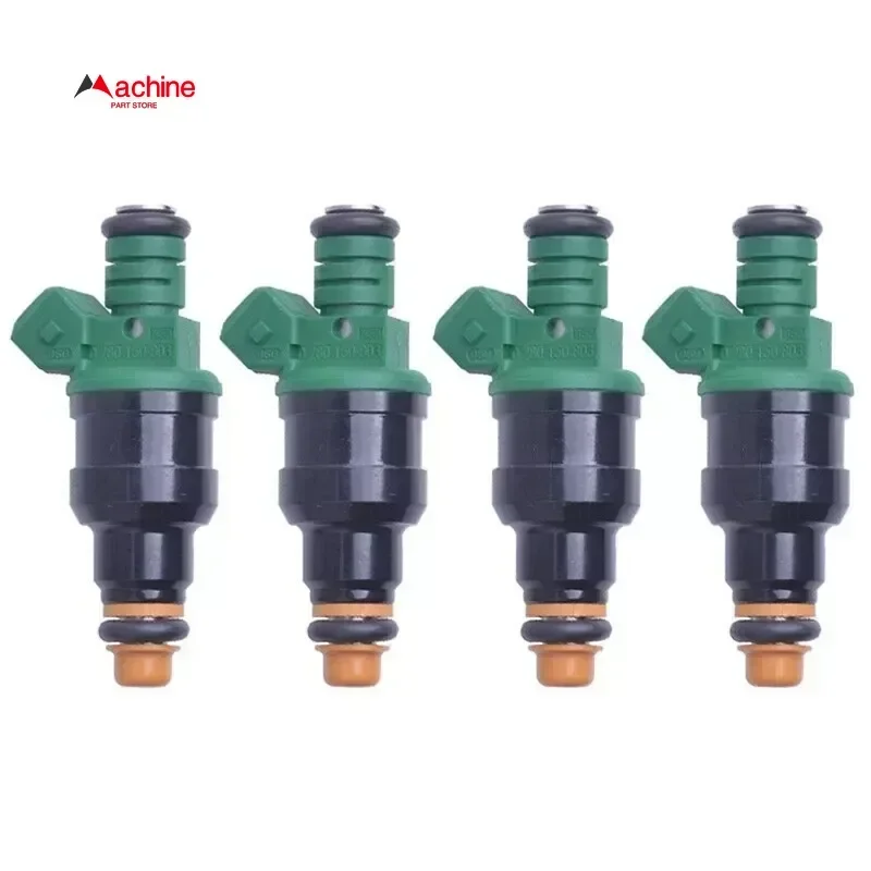 0280150803   4 SZTUK dyszy wtryskiwacza do Ford 2.0T 2.5T GREEN 84-95 PORSCHE 944 S2 2.5 TURBO 84-91 280150803