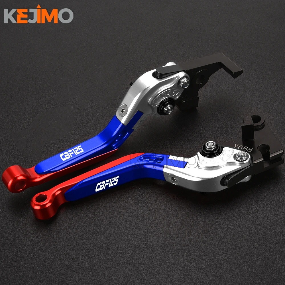 

Motorcycle Extendable Foldable Brake Clutch Levers FOR HONDA CBF125 CBF 125 2008-2015 2014 2013 2012 2011 2010 2009 Handlebrake