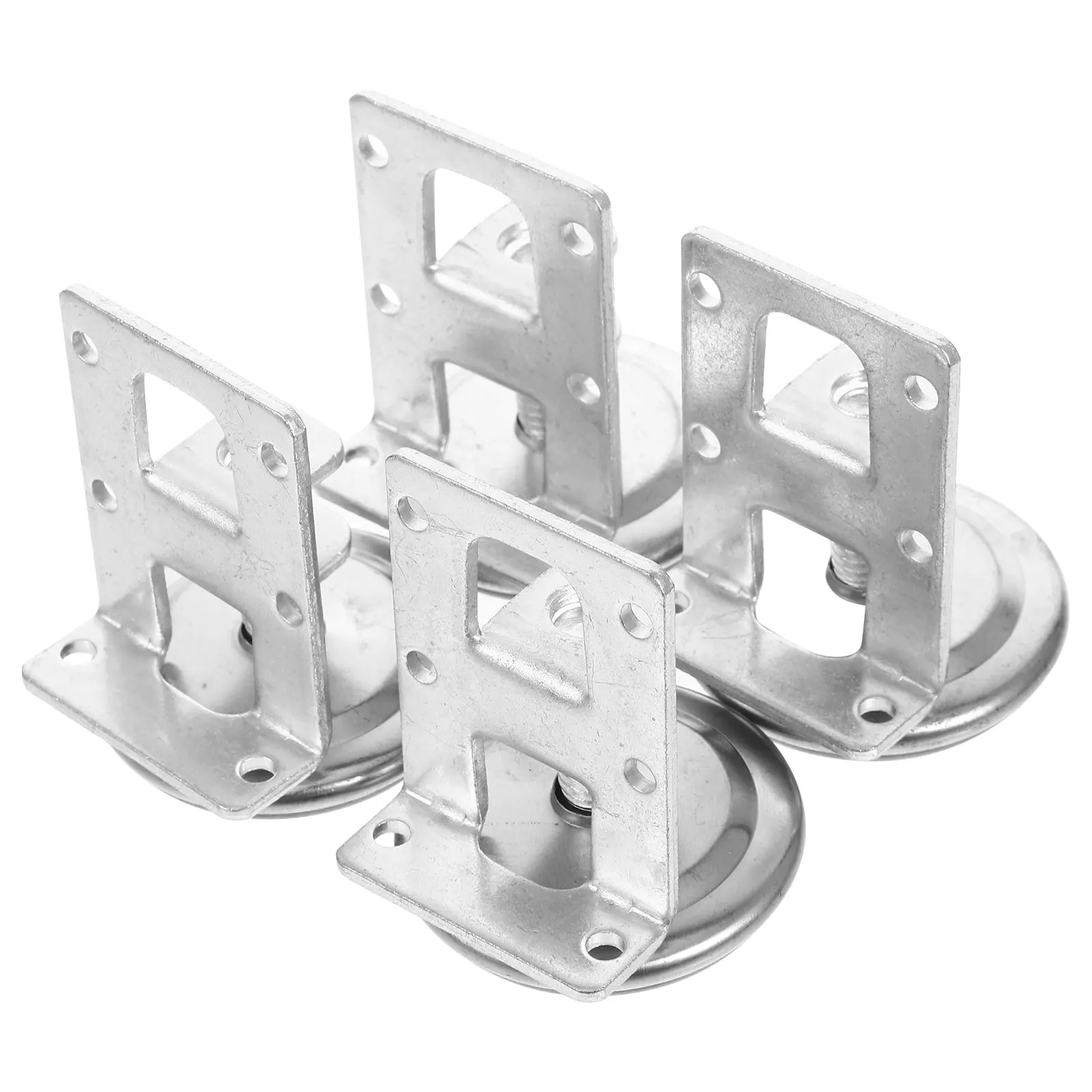 

4Pcs Adjustable Leveling Feet Heavy Duty Iron ABS Material for Furniture Cabinets Wardrobe Workbench Shelves Table Leg Levelers