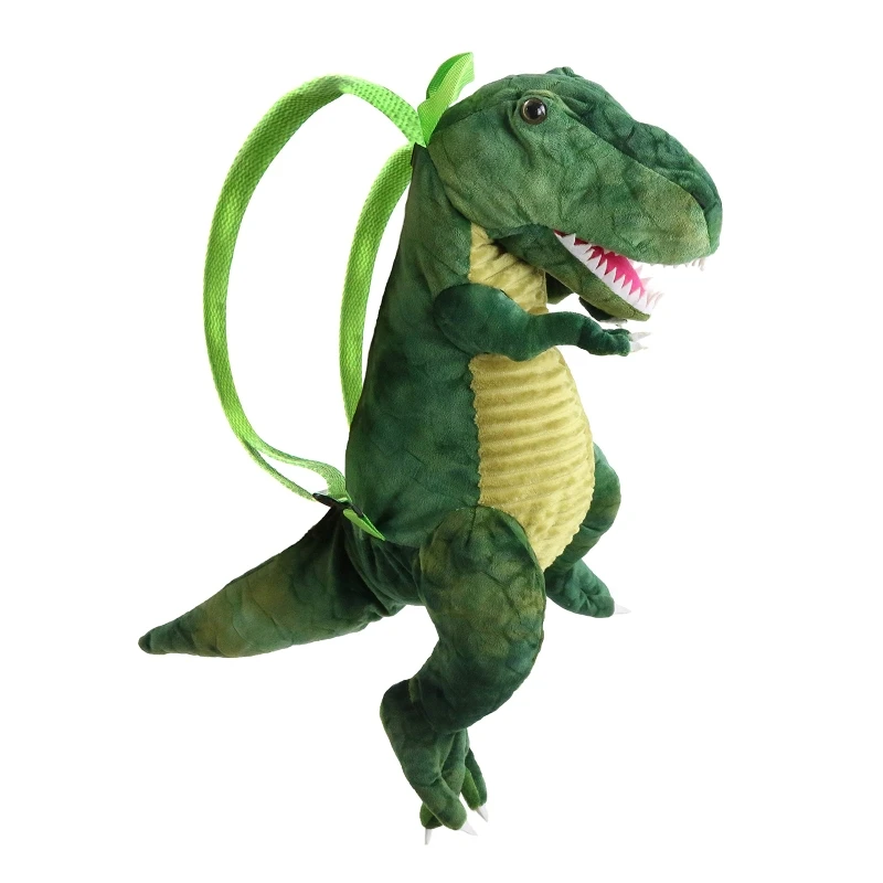 Boys Girls Kawaii Dinosaur Backpacks Kindergarten Kids Plush Dragon Backpack Stuffed Animals Shaped Baby Toys Storage Bags Gifts