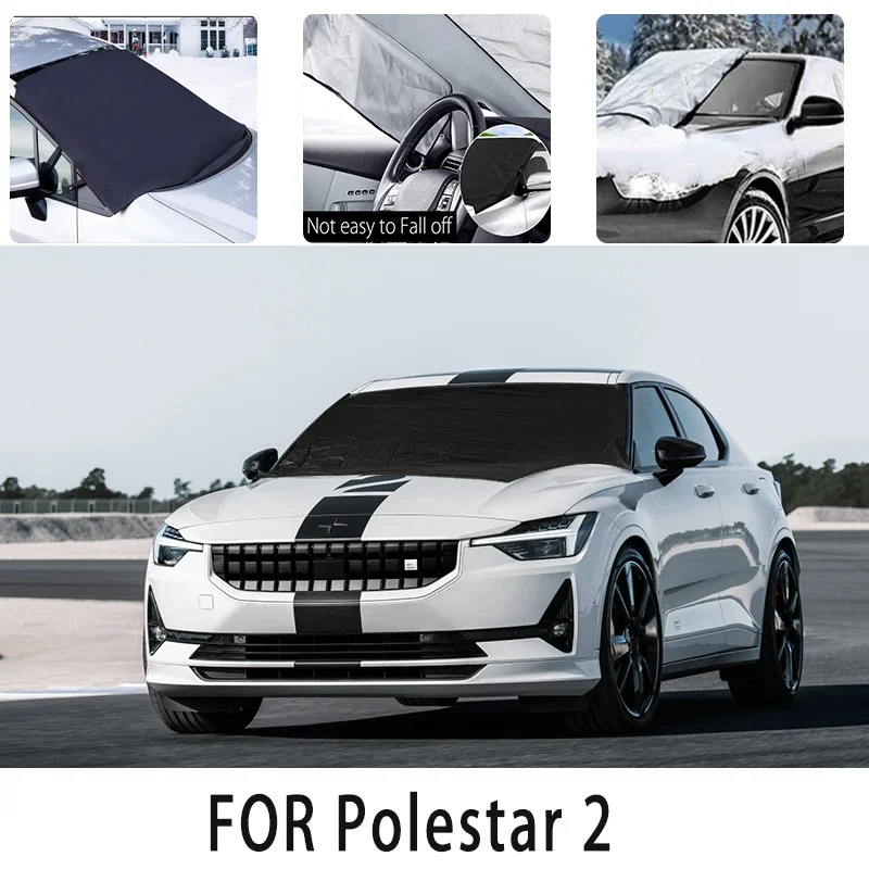 

Carsnow cover front coverfor polesar 2 snowprotection heat insulation shade Sunscreen wind Frost prevention car accessories