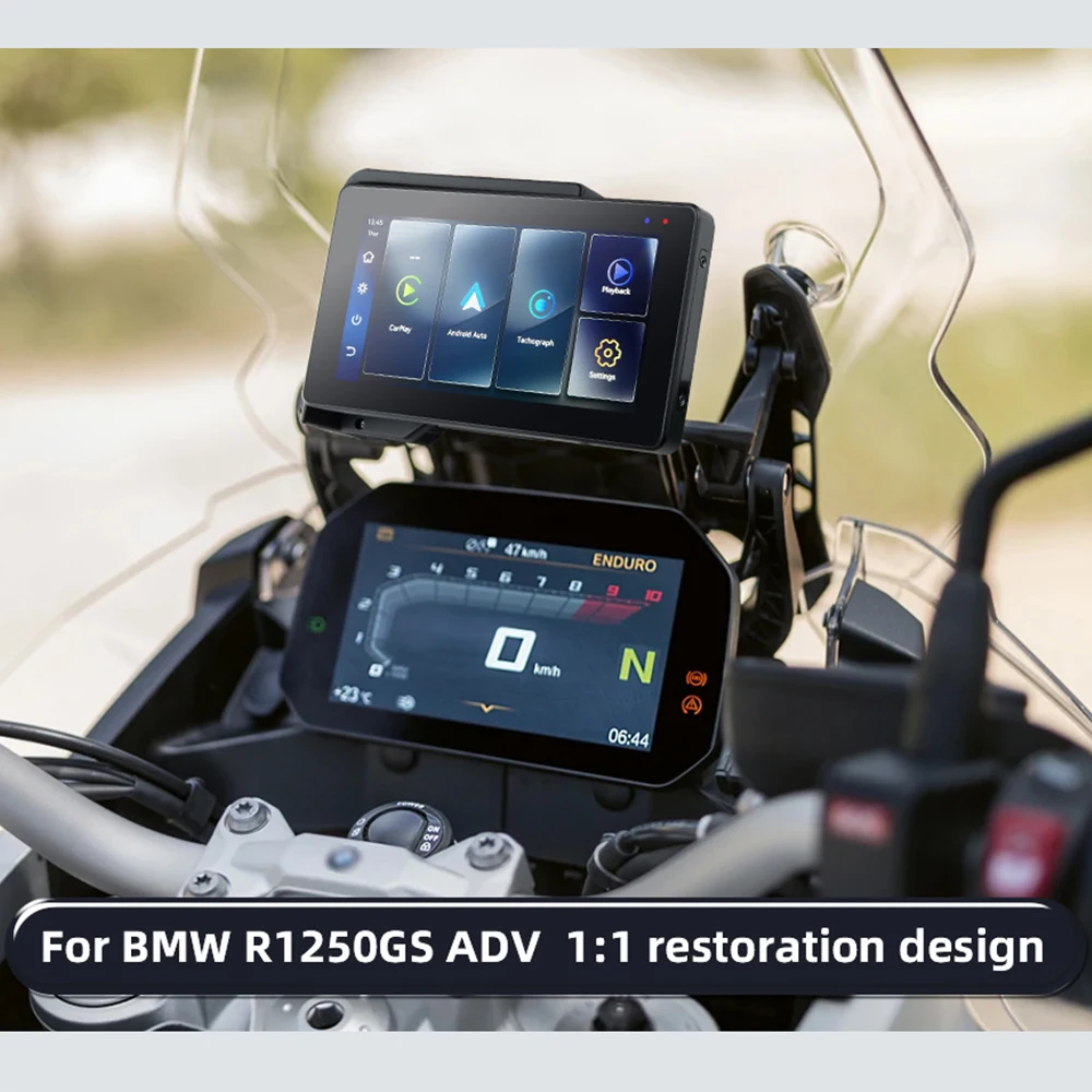 EKIY 5.5 بوصة لسيارات BMW R1200GS R1250GS ADV دراجة نارية لاسلكية CarPlay أندرويد شاشة ملاحة رقمية محمولة للسيارات #5