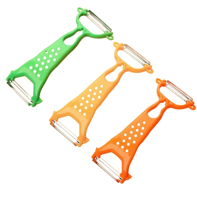 Multi-function Grater Peeler Kitchen Vegetable Carrot Gadgets Fruit Paring Knives Double Head Peeler Dropship