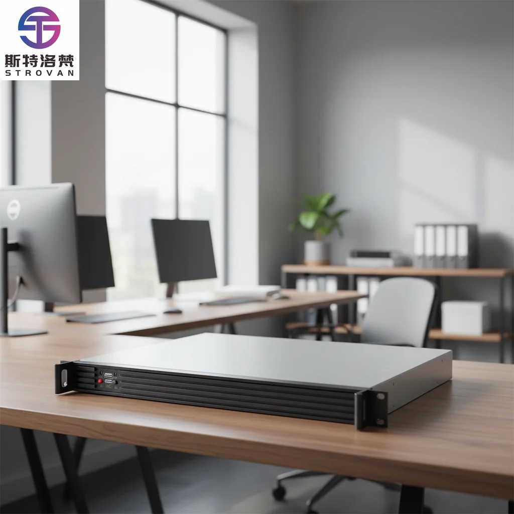 

Промышленный корпус для сервера Mini-ITX 1U, 250 мм, с вентилятором, для HTPC, для установки в стойку