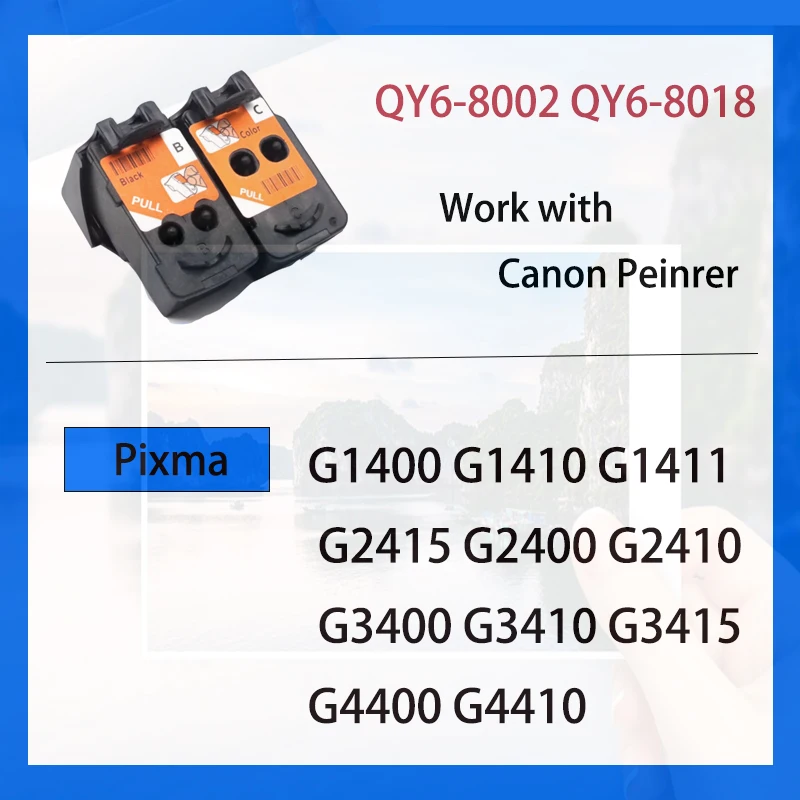 Einkshop QY6-8002 QY6-8018 Canon Print head for Canon Pixma G1400 G1410 G1411 G2415 G2400 G2410 G3400 G3410 G3415 G4400 G4410