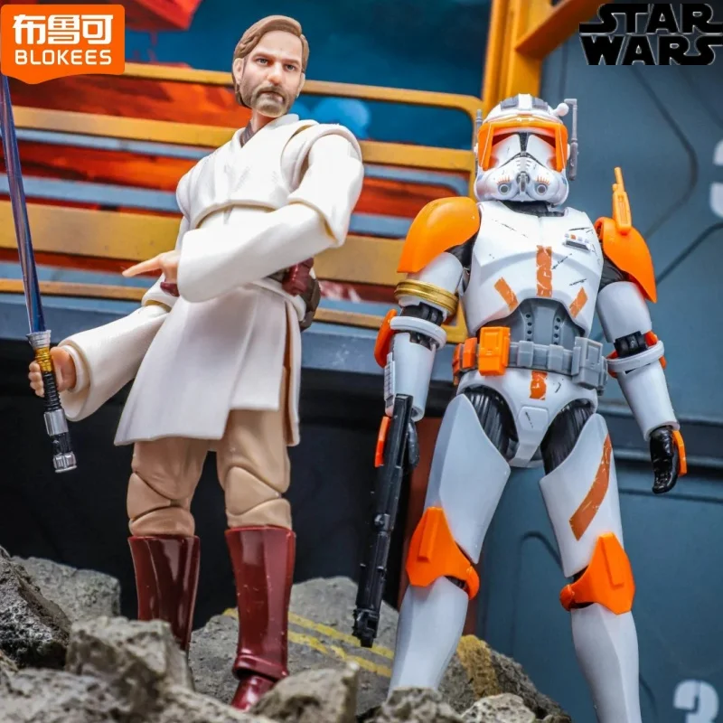 ブローキーズ-スター・ウォーズ-チャンピオンクラス-オビ＝ワン・ケノービ＆クローン・コマンダー・コーディ-アクションフィギュア-組み立てモデル-コレクション-おもちゃ-誕生日プレゼント