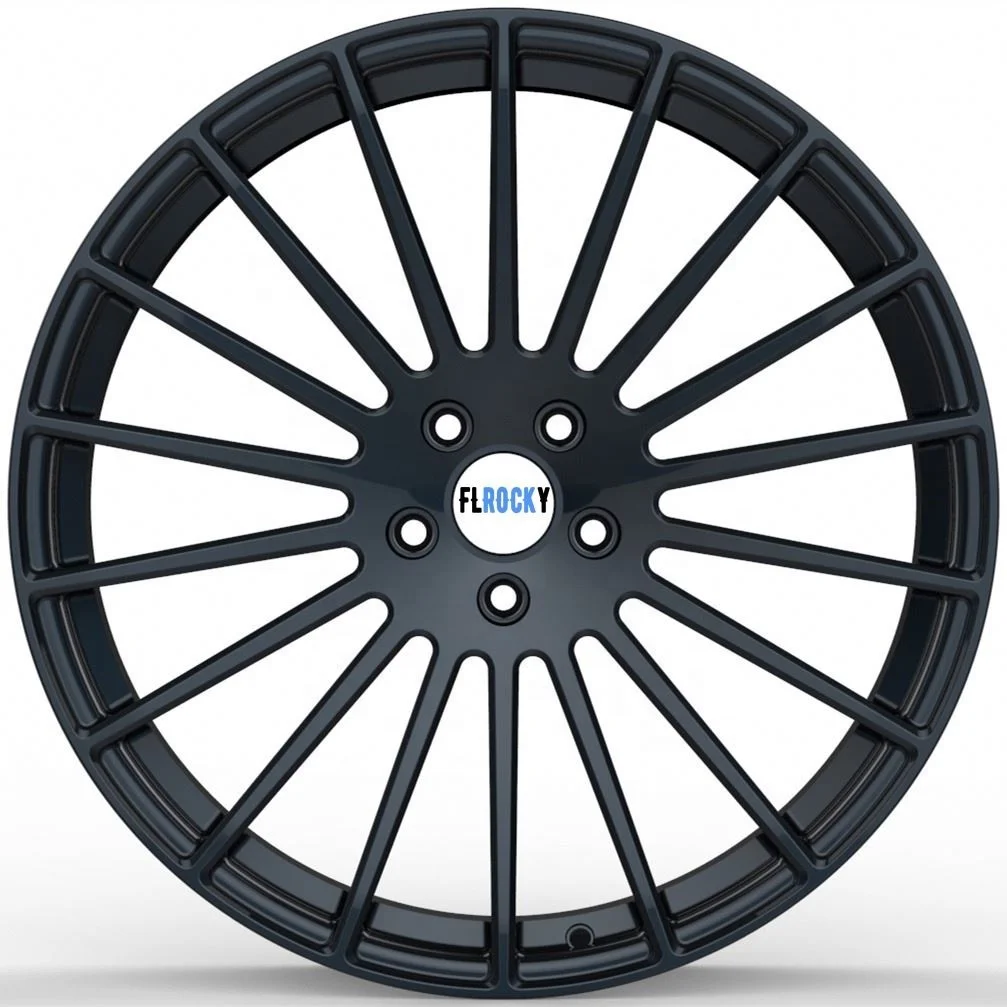 Forged 1 Piece 21X8.5 5X120 10-Spoke Black Full Coated Car Alloy Wheel Rim New Aluminium Alloy For Heavy Vehicles