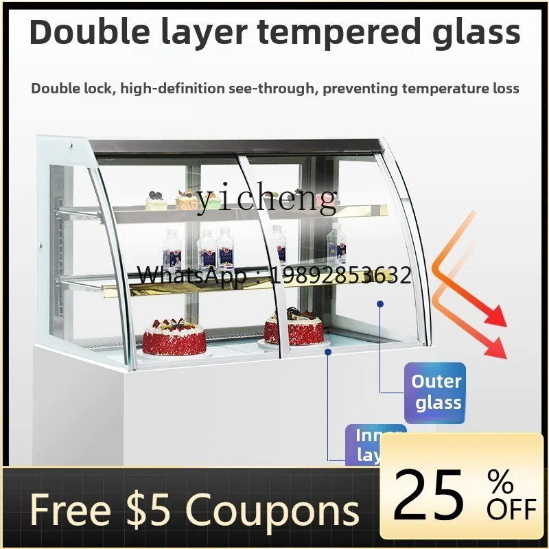 ZS  commercial refrigerated display cabinet air-cooled cake cabinet desktop small fresh-keeping cabinet