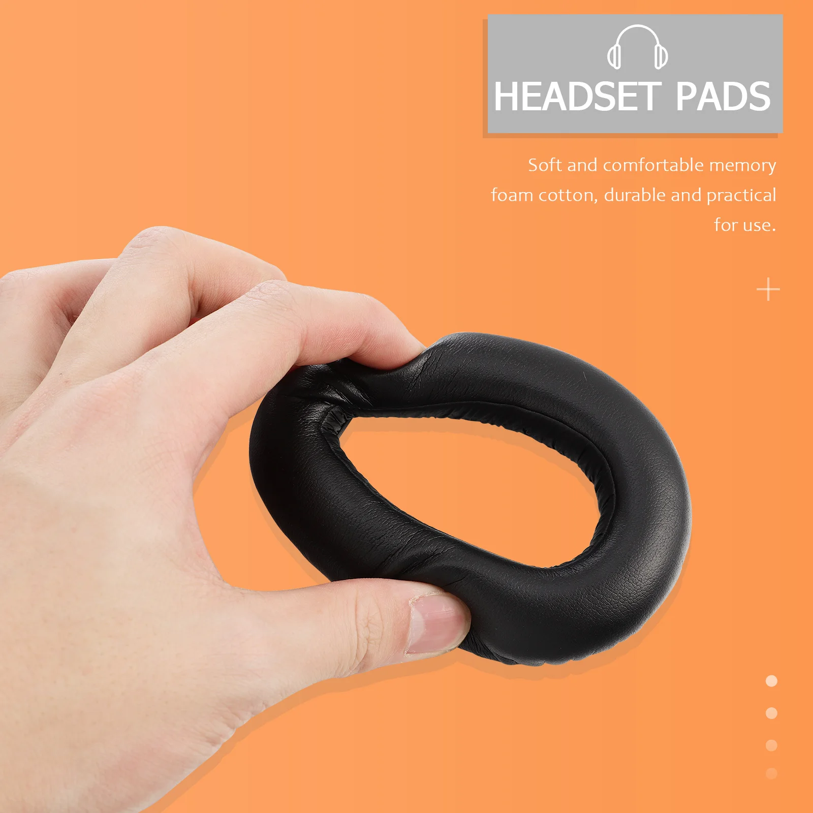 

1 Pair Earphone Replacement Earpads High Elastic Soft Artificial Memory Cushion Comfortable Headset Ear Pad for Pxc550
