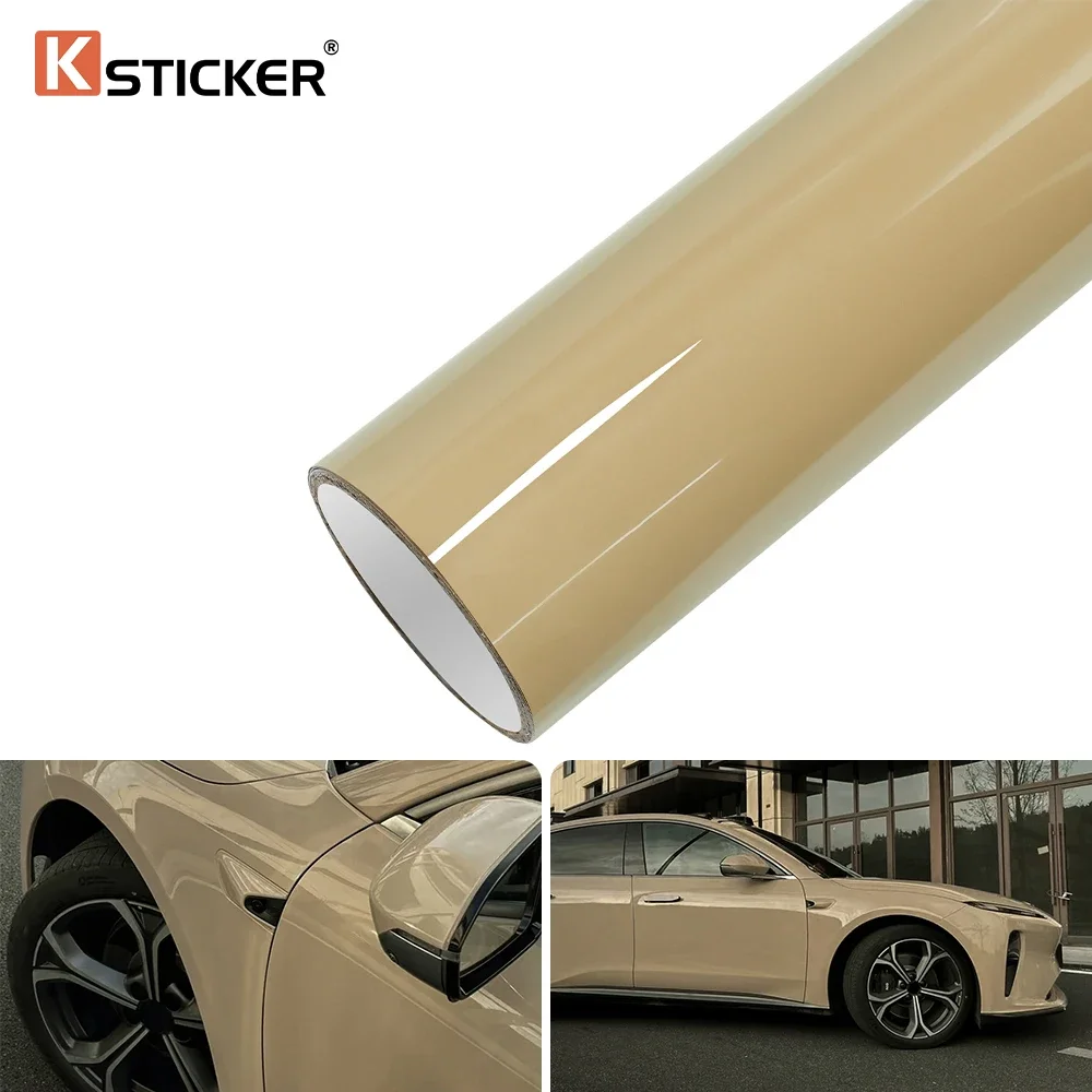 

Виниловая пленка для упаковки автомобиля, хрустальный песок, бежевый, автомобильный цвет кузова мотоцикла, модифицированная, устойчивая к ультрафиолетовому излучению, прочные аксессуары Para