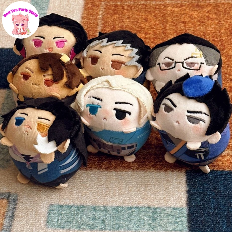 VALORANT 10cm Mini Papa Doll Cosplay Anime Character Plush Stuffed Toys Dango Keychain Hanging Pendant  Xmas Gift
