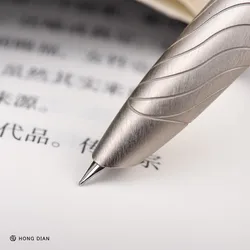 LT Hongdian Entry Level Hooded Nib Metal Fountain Pen 618 Custom engraving Office student use