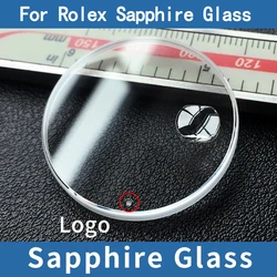 For Rolex Sapphire Crytal Glass 326933/326934/326939/326938 /326935 /With Date Window With Logo Anti-scratch Watch Glass