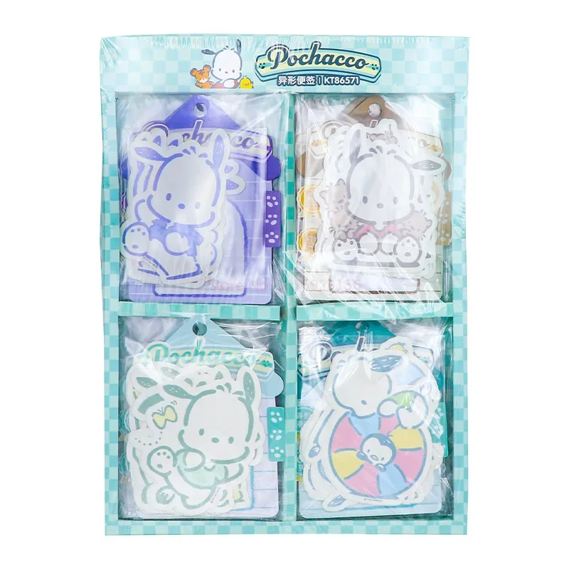 Imagem -05 - Sanrio-pochacco Alien Memo Pad para Estudantes Mensagem Criativa Notas Adesivos Escritório e Material Escolar Atacado 24 Pcs