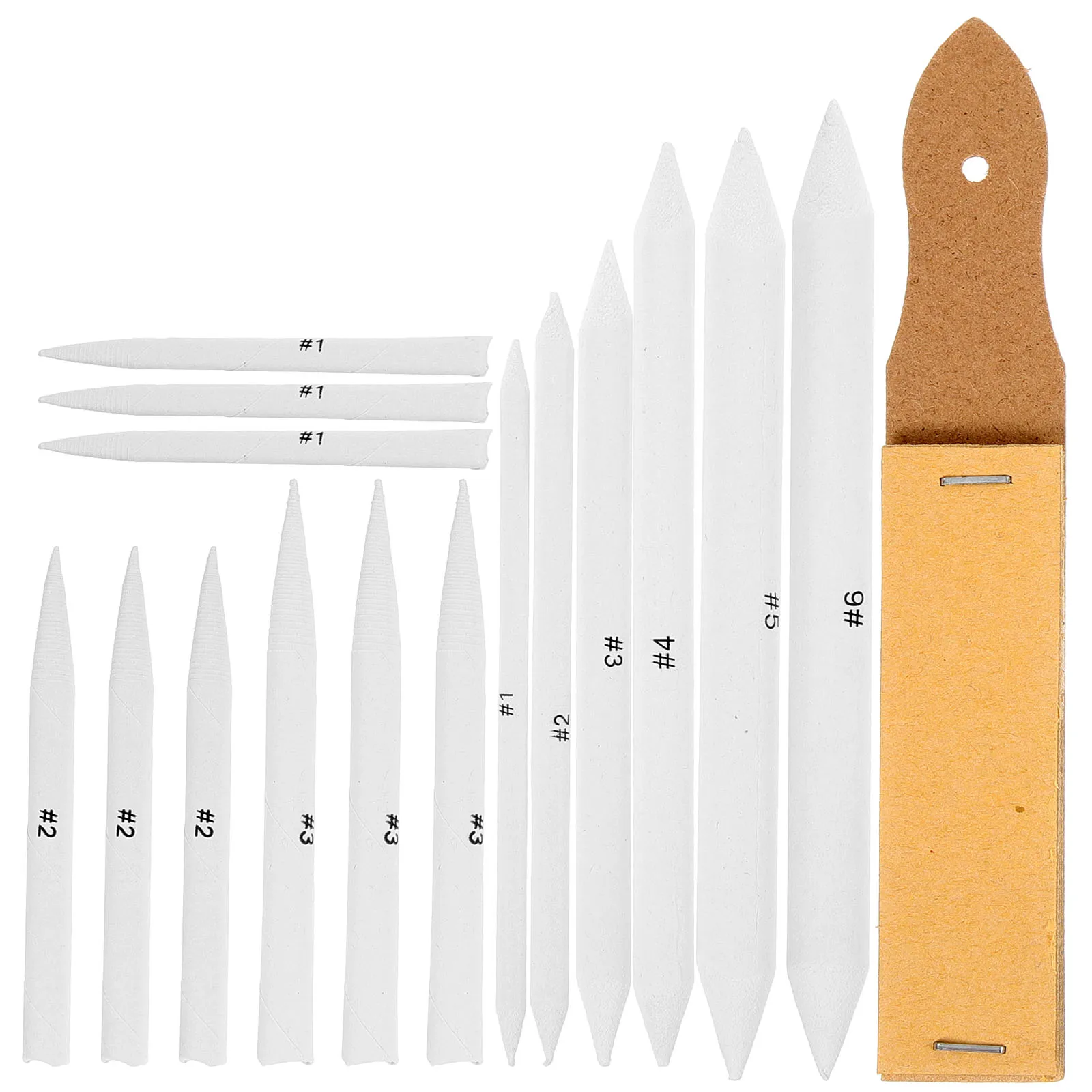 Tree Stump Double-sided Pointed Pen Student Drafting Tools Shading Paper Eraser Blending Stumps