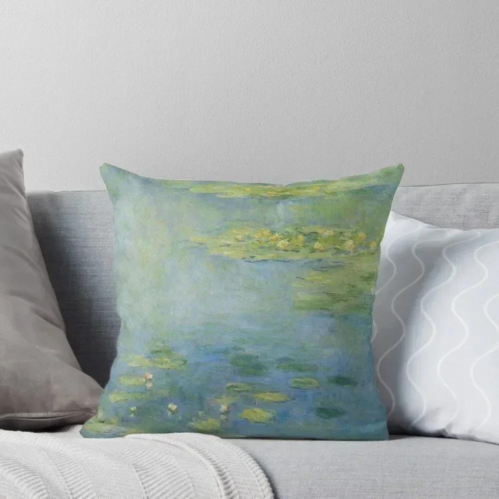 Claude Monet - Waterlilies Throw Pillow Decorative Sofa Cushion Pillowcases pillow