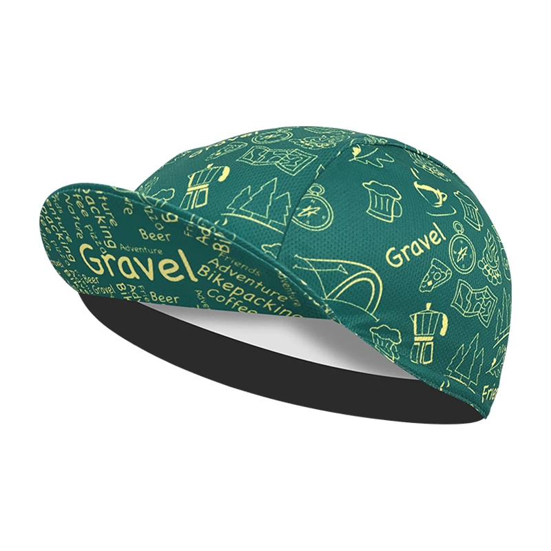 

Green Classic Cycling Cap Sweat Resistant Unisex Street Popular