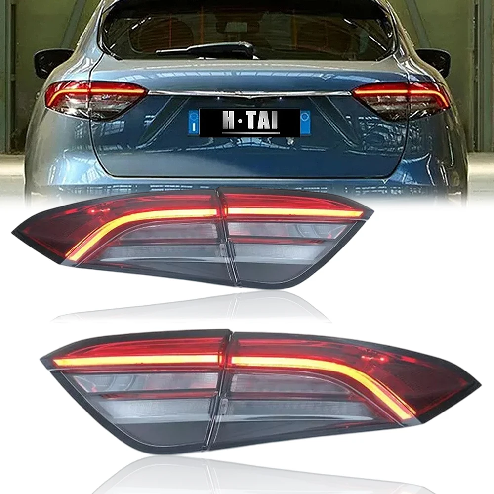 

Пара задних фонарей в сборе для Maserati Levante 2016-2020, светодиодный задний фонарь, задний фонарь, стоп-сигнал, задний фонарь, указатель поворота