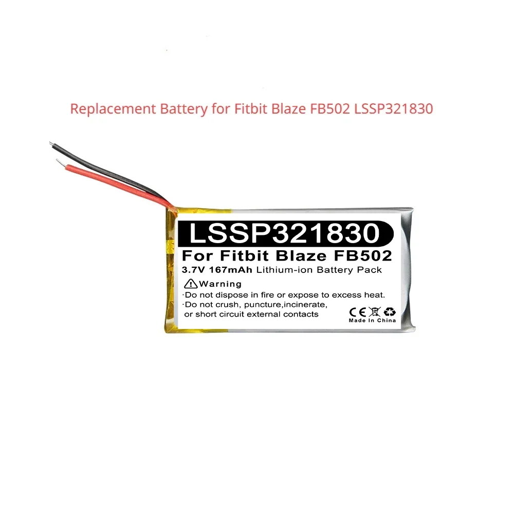 Replacement Battery for Fitbit Alta , Activity ,Alta HR FB406,Blaze,FB502,Surge ,One,FB103 LSSP491524AE LSSP321830 LSSP281324AB