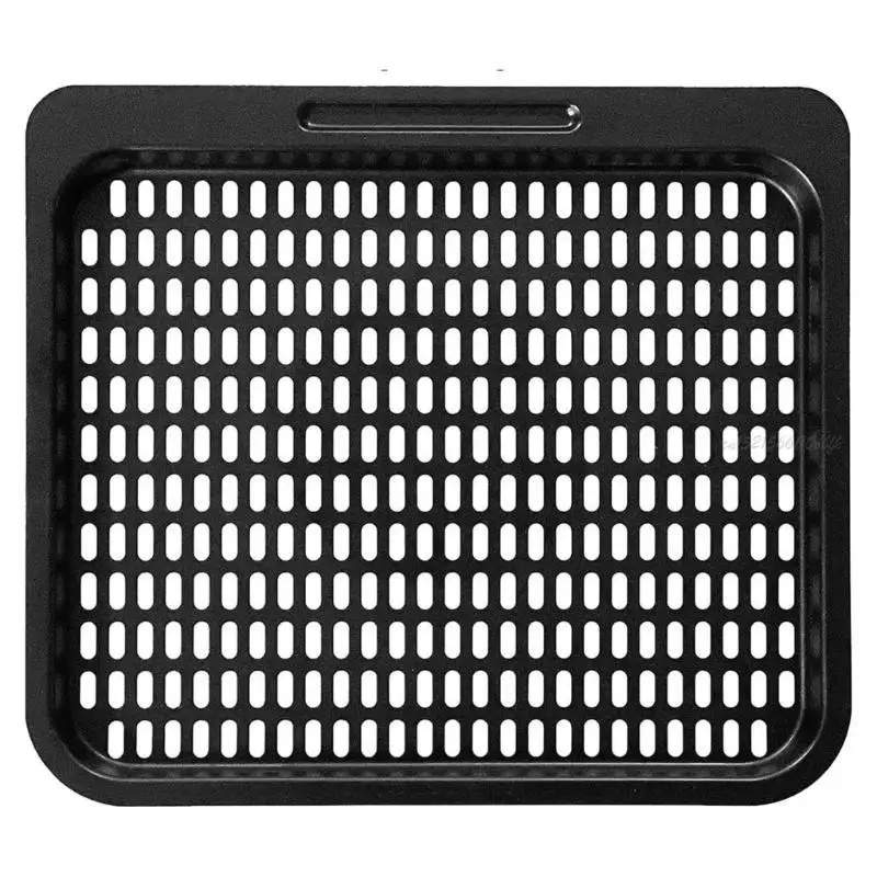 

27RB Cooking Tray Square Air Fryer Crisper Plate Removable Nonstick Air Fryer Tray Grill Pan Rack Kitchen Home Supplies-Parts