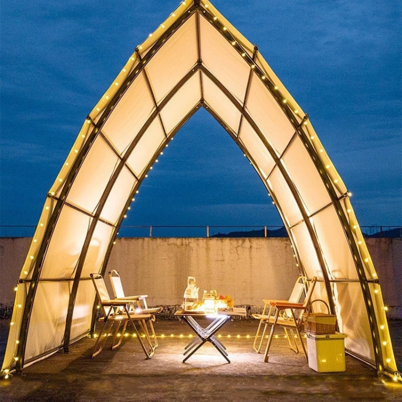 

Outdoor Camp Hotel Sailing Catering Tent Single Floor Restaurant Scenic Camping Folk Small Camping