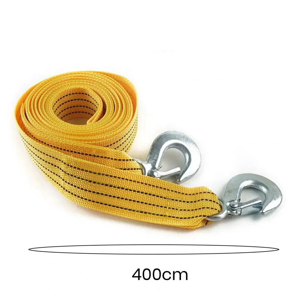 Car Towing Rope Stainless Steel Car Tow Strap Durable Car Traction Rope Heavy-duty Nylon Tow Strap for Emergency Towing