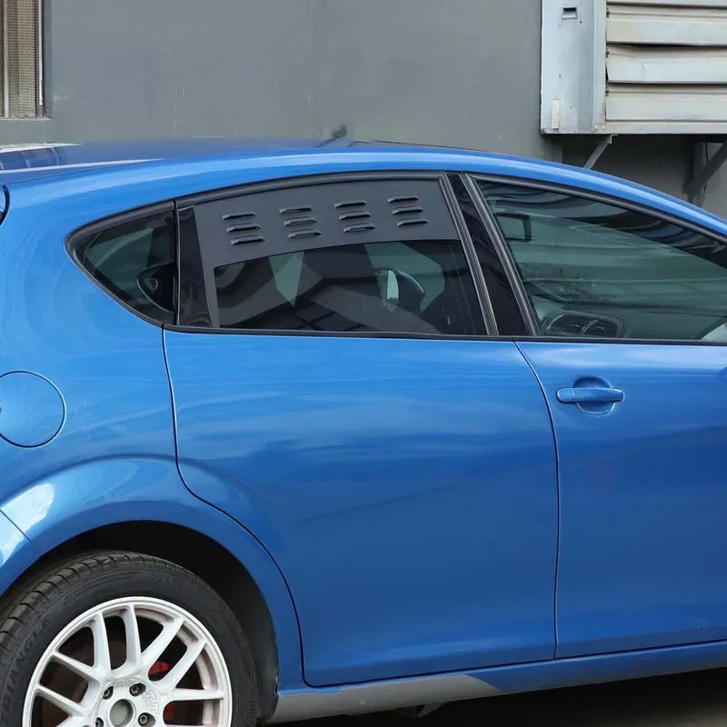 

For SEAT Leon MK2 2008-2012 Aluminum Alloy Car Rear Side Window Ventilation Panel Decoration Accessories