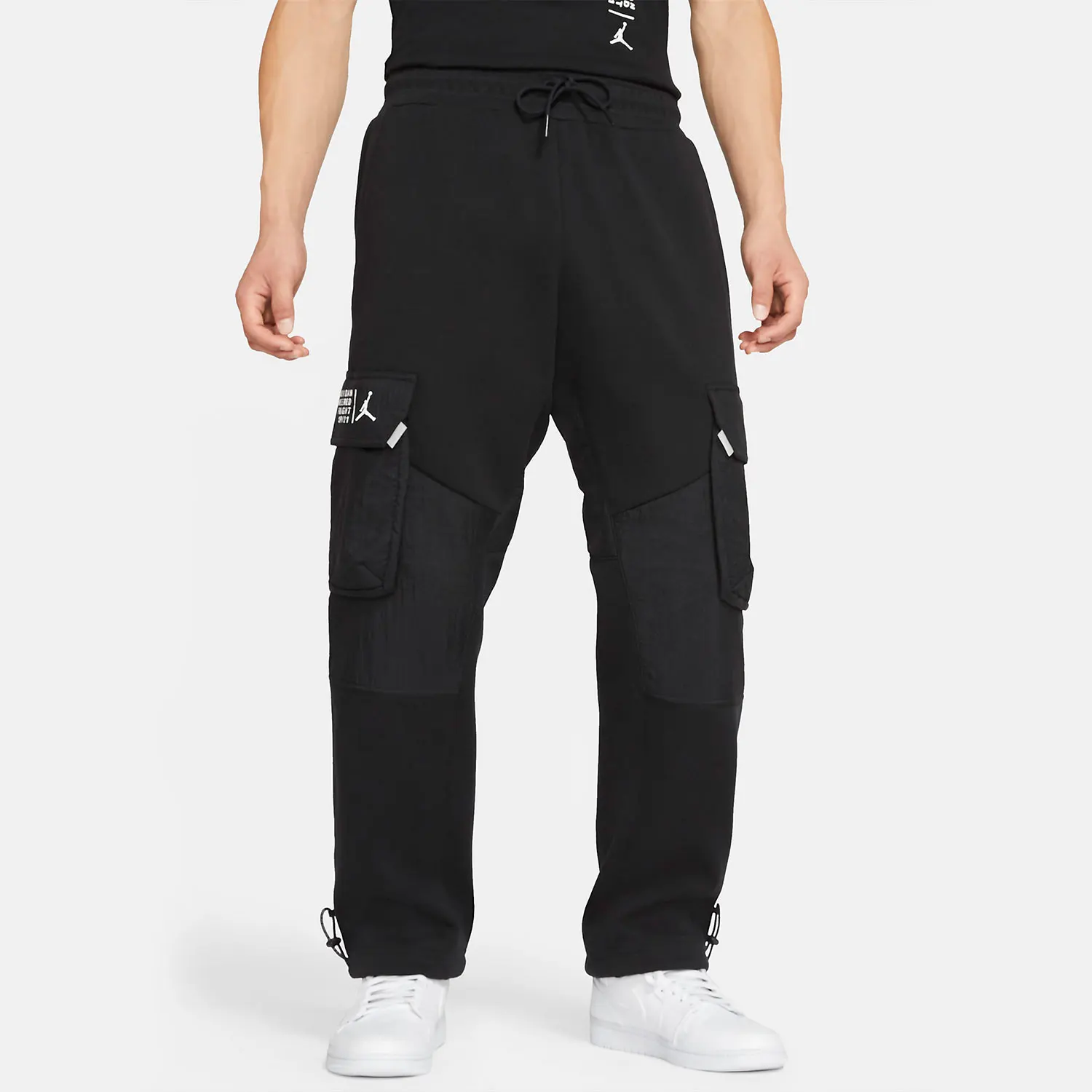 Nike Authentic New Jordan Men's Casual Big Pocket Cargo Drawstring Pants CZ8275-010