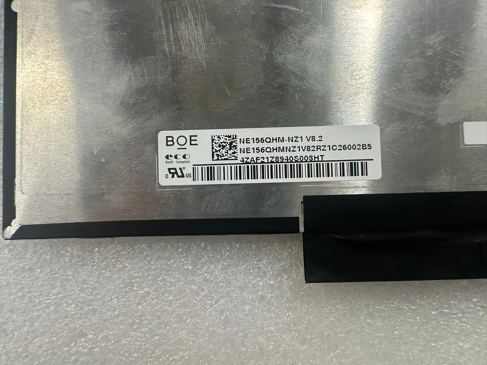 NE156QHM-NZ1 شاشة كمبيوتر محمول LED مقاس 15.6 بوصة 240 هرتز 40 دبوس 2560 × 1440