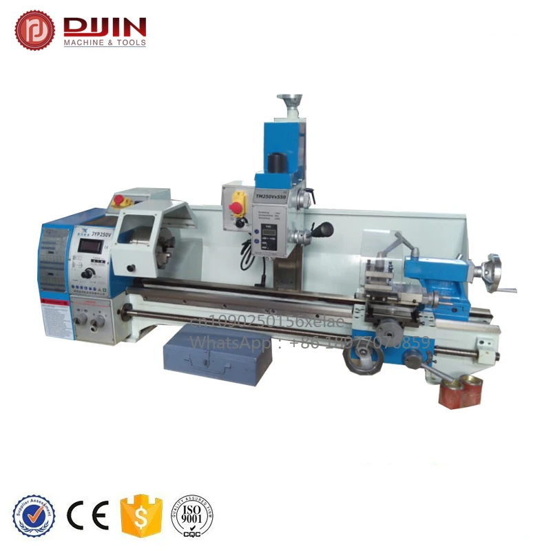 Mini Lathe Drilling Milling Multi Functional 3 In 1 Lathe Brushless Motor 750W Mill Drill Lathe Combo Sale