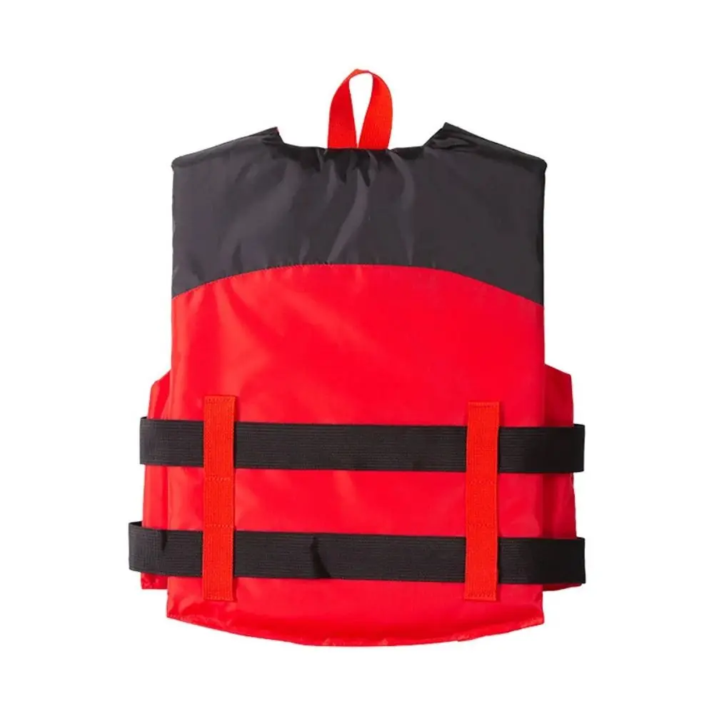 Reusable Nylon Oxford Cloth Swimming Life Jacket Polyester Red Life Vest Jacket Upgrade Surfing Life Vest Water Sports
