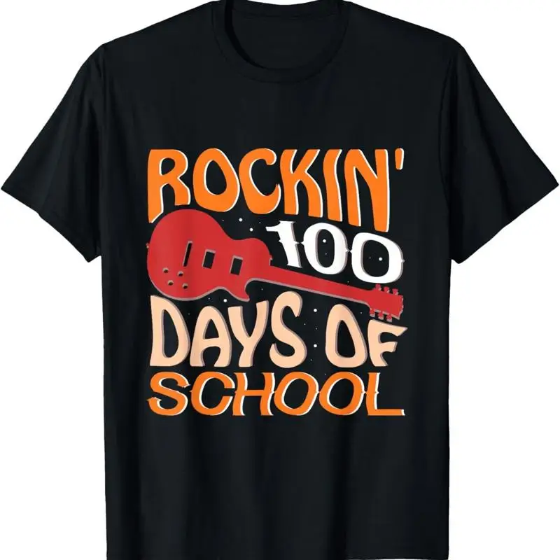 

Rockin 100 days of school for a 100th day T Shirt