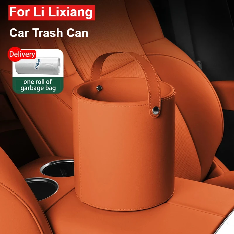 

For Li Lixiang L6 L7 L8 L9 ONE MEGA Car Trash Can Car Storage Organizer Box for Leading Ideal Car Multi-functional Trash Can