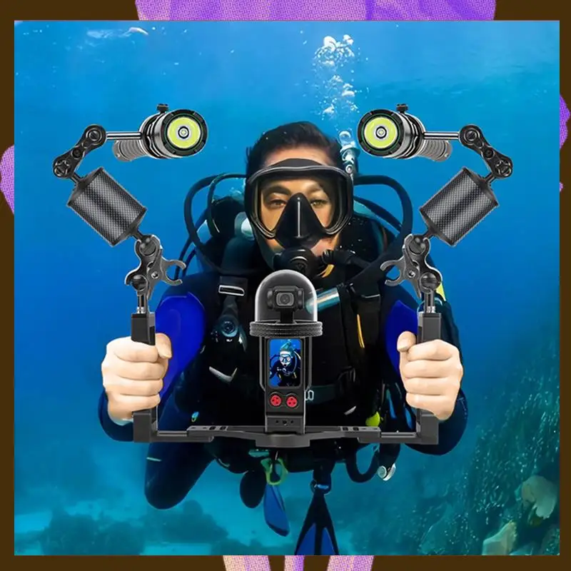 

Waterproof Cage For DJI OSMO POCKET 3 Diving Housing 80M Frame Protective Shell Quick Release Magnetic Base-[Y06A]
