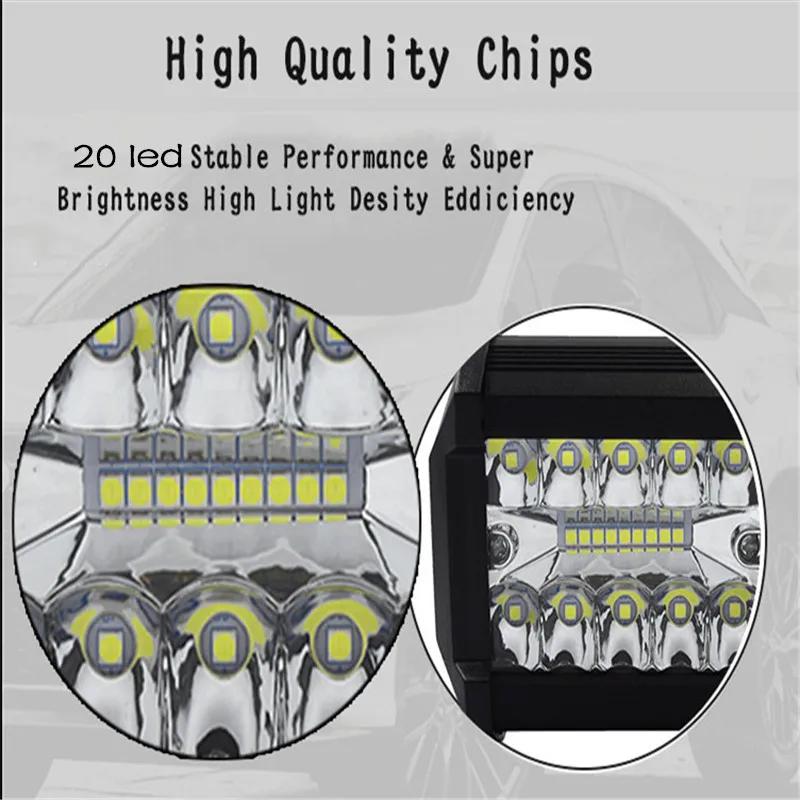 4 بوصة 2 قطعة LED جراب أضواء بقعة الفيضانات كومبو LED الضباب القيادة 4x4 قبالة أضواء الطريق أضواء العمل ل جيب شاحنة قارب ATV UTV