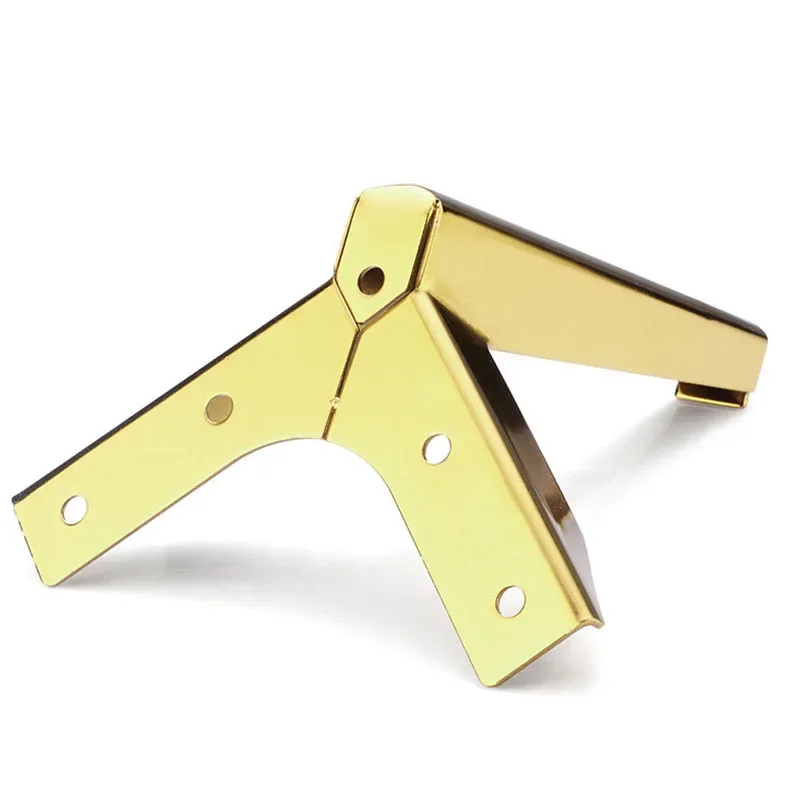 4PCS 8-15cm Furniture Legs Metal Supporting Foot Aircraft Type Bracket Feet for Sofa Bed Cabinet Table Desk Hardware Accessories