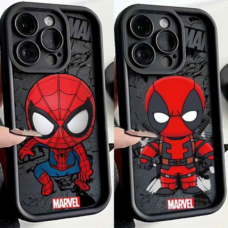 Marvel Deadpool Spider-Man Venom Case For Infinix Note 40 Pro Zero 30 Hot 40i 30 Play Smart 8 7 TECNO SPARK20 Cover Couqe