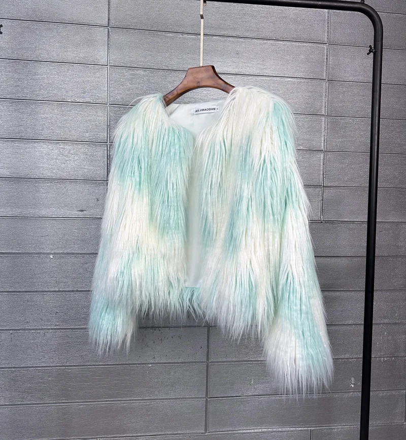 DEAT Fur Imitation Fur Coat Korean Version Pure Color Beach Wool Women's Short Coat Straight 2026 Winter Wram Jackets 11A06487