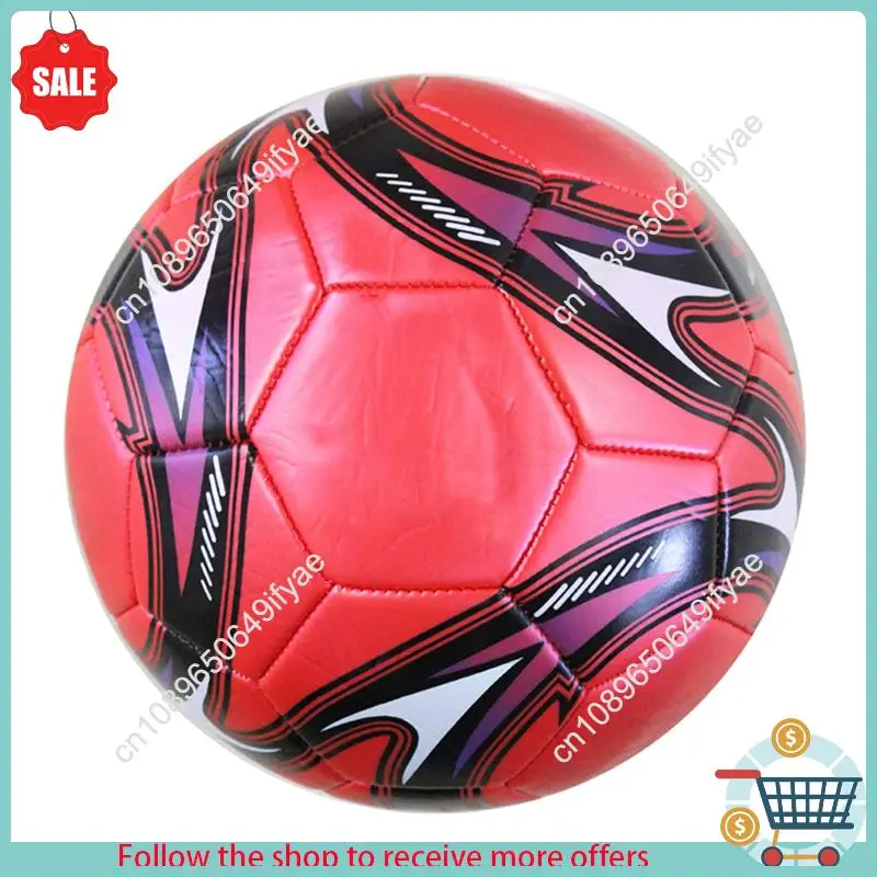 Y67A-10X Balón de fútbol profesional Tamaño 5 Entrenamiento de fútbol oficial Balón de fútbol Competición Fútbol al aire libre Rojo
