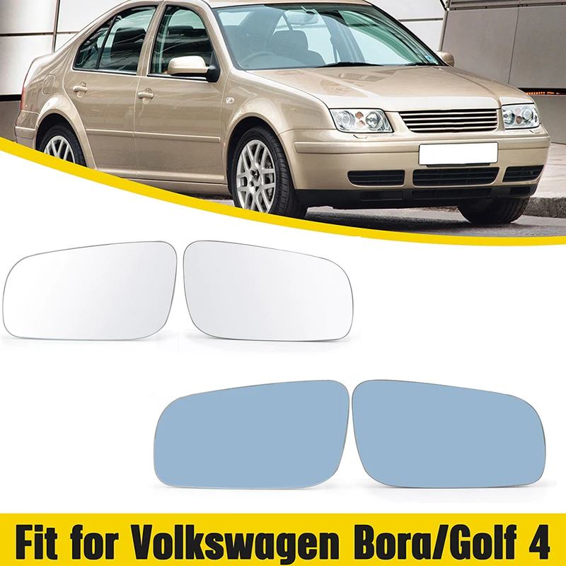 

Rhyming Heated Rearview Mirror Glasses Anti-fog Defrosting Side Mirror Glass For Volkswagen VW Jetta Golf MK4 Passat 1999-2004