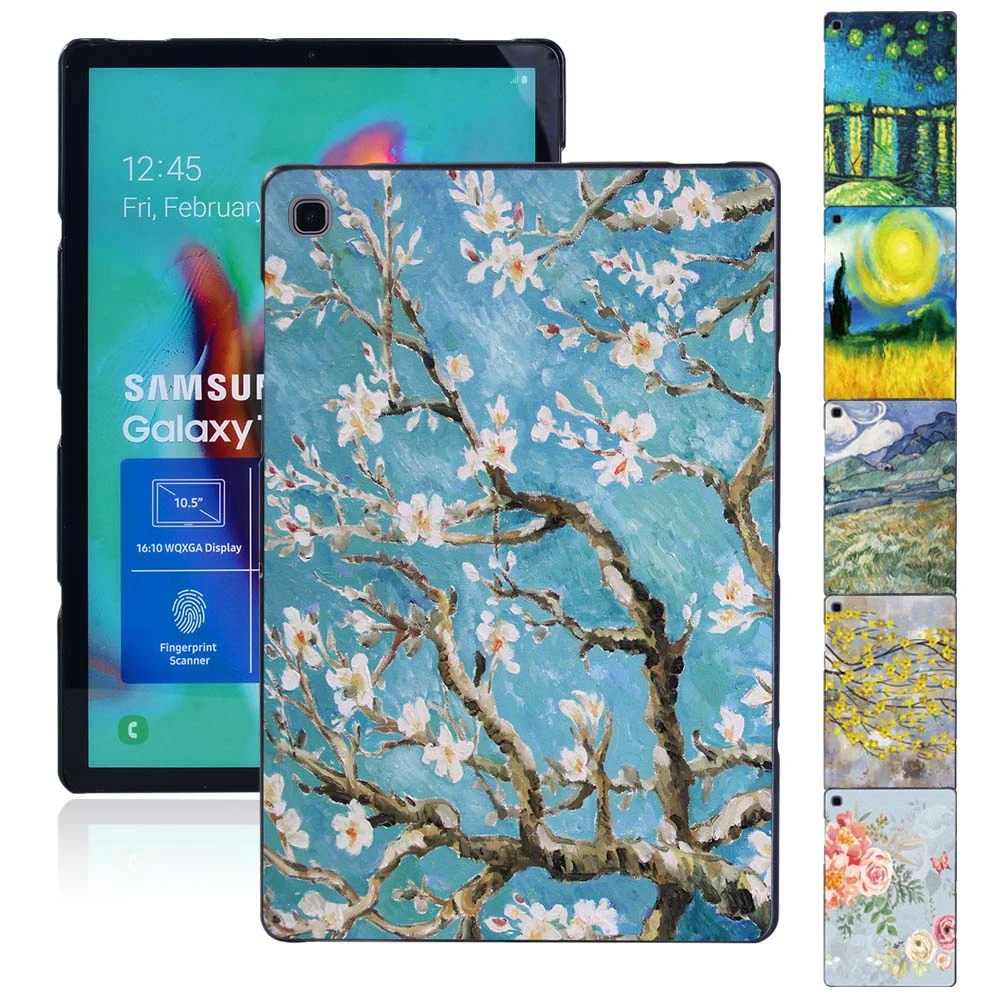 

Tablet Case for Samsung Galaxy Tab S6 Lite P610/A 8.0 T290/A7 10.4"/A A6 10.1/S5e T510/S6 10.5 T860/S7 S8 11" Paint Back Shell