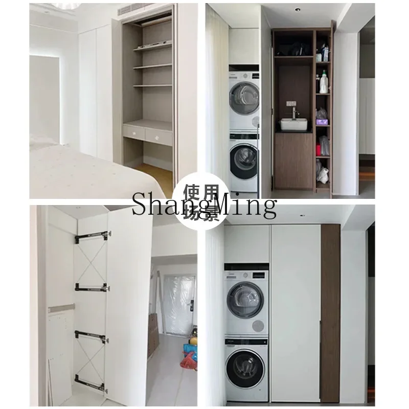 

CLL Swing Door Track Cabinet TV Cabinet Bookcase Butterfly Door Slide Rail Slide Side Insert Hardware Accessories