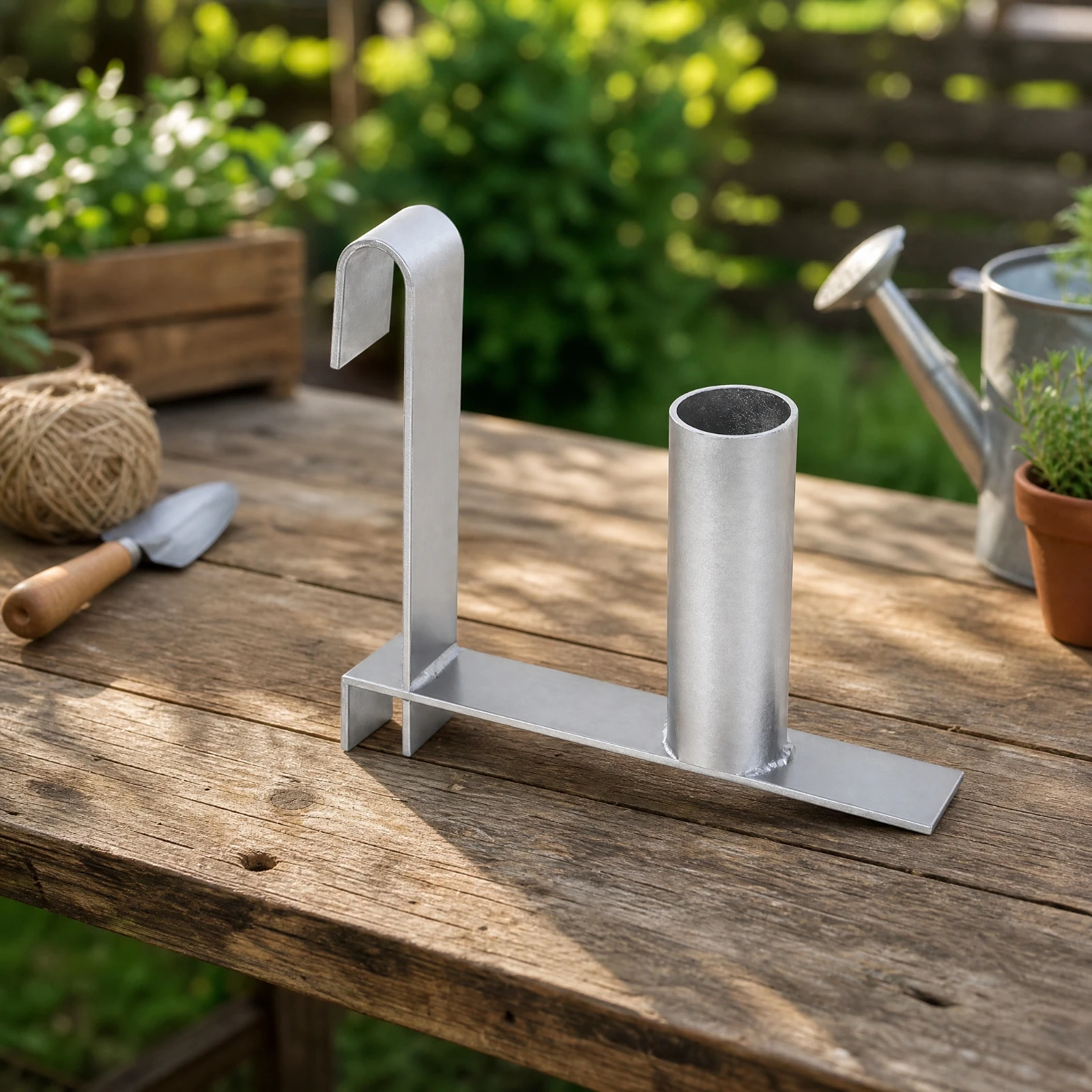Fence Tool Rust-Resistant Metal Fence Screen Installation Aid with Roll Holder for DIY Homeowners, Garden Fences