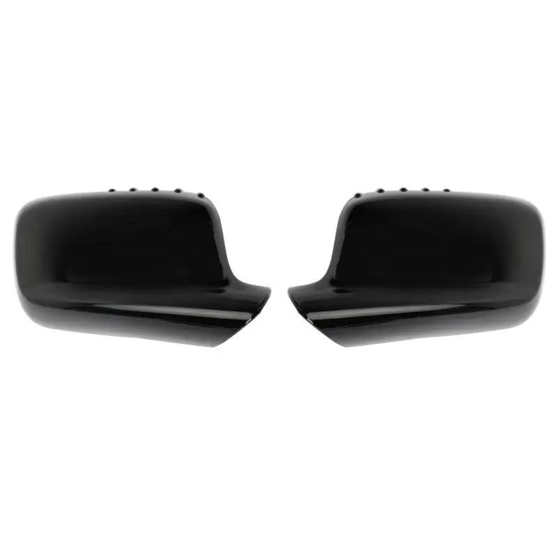 1 Pair 51167074236 51167074235 Rearview Mirror Cover Cap for BMW 3' E46 Coupe Cabrio 7' E65 E66 745i 750i