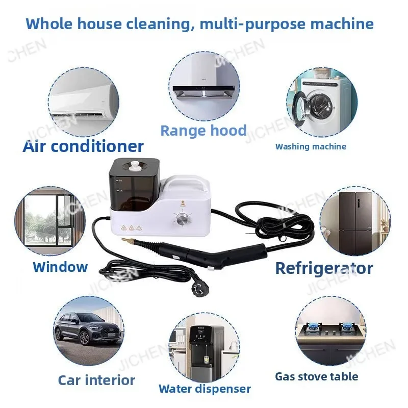 

ZJCQ Бытовой многофункциональный пароочиститель Высокотемпературная стерилизация/бак для воды большой емкости Портативный и портативный Des